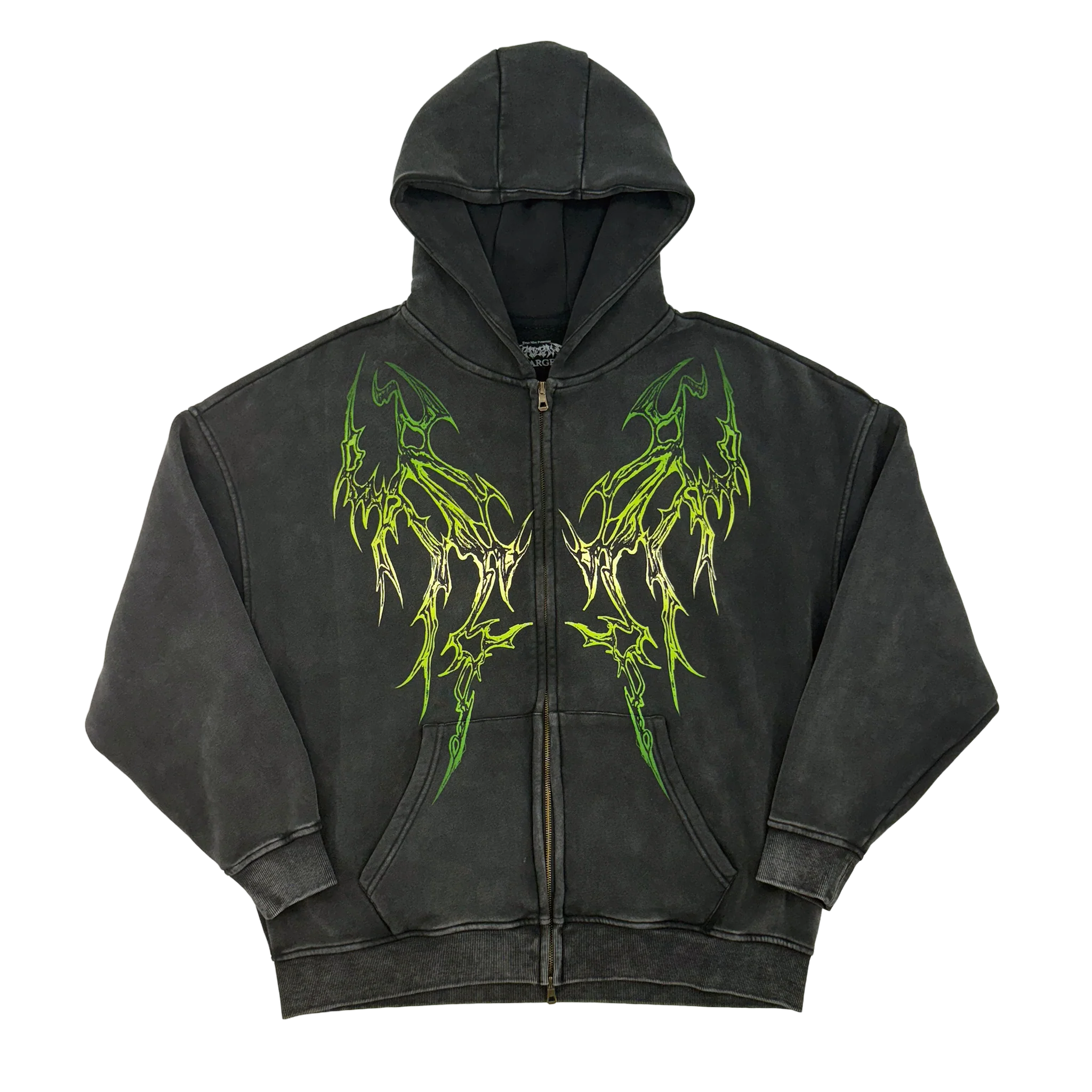 Grave Rave Spider Zip Hoodie