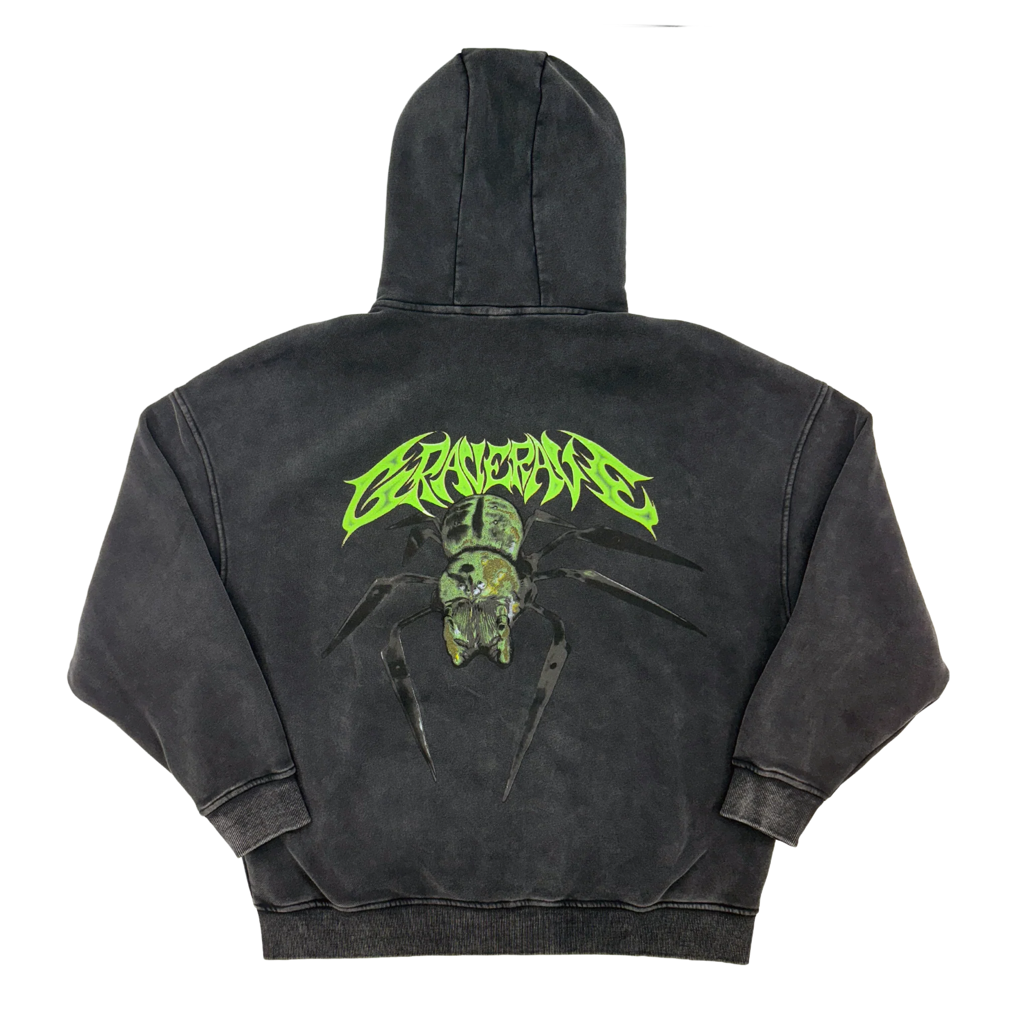 Grave Rave Spider Zip Hoodie - Image 2